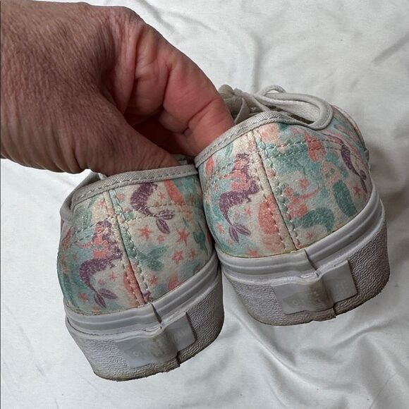 Vans Mermaid Ice Flow Glitter Low Top Skate Shoes. Size 7. - Picture 5 of 7